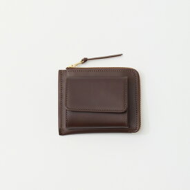 BEORMA LEATHER COMPANY (ベオーマレザーカンパニー) CHELSEA LEATHER MULTI PURSE - ESPRESSO_BLUE チェルシーレザー マルチパース
