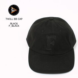 FELCO (フェルコ) TWILL BB CAP - BLACK_F_BLACK ベースボールキャップ メンズ レディース