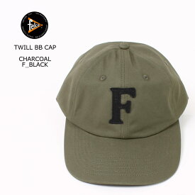 FELCO (フェルコ) TWILL BB CAP - CHARCOAL GREY_F BLACK ベースボールキャップ メンズ レディース