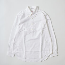 WORKERS (ワーカーズ) PULLOVER BD SHIRT COMBED LIGHT OX - WHITE プルオーバーシャツ メンズ