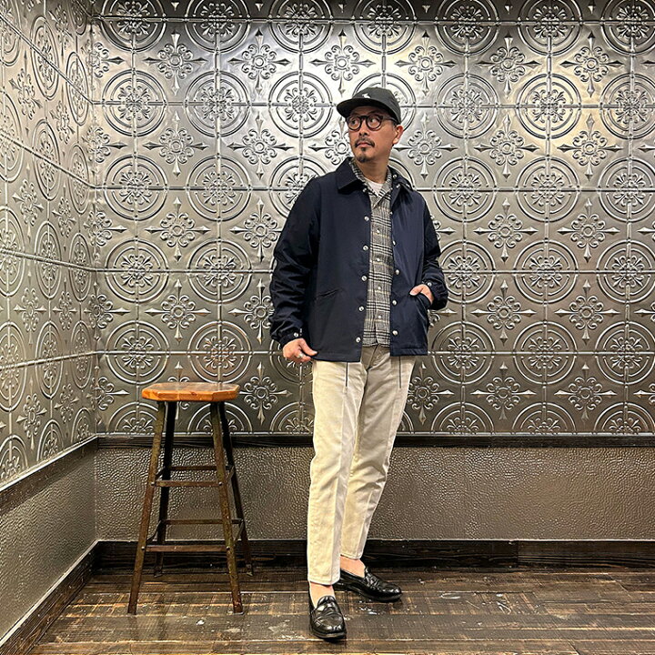 楽天市場】FELCO (フェルコ) SET IN SLEEVE COACH JACKET SNAP BUTTON  