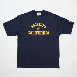 CALIFOLKS (�J���t�H�[�N�X) CHAMPION HERITAGE T PROPERTY OF CALIFOLNIA - NAVY �v�����g T�V���c �����Y�f