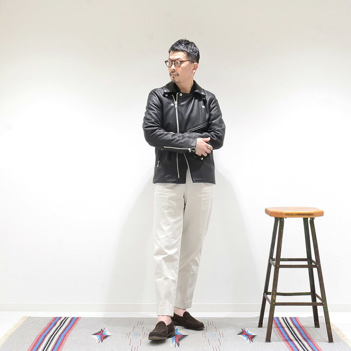 楽天市場】VANSON (バンソン) C2-SLIM FITTED SOFT COW LEATHER 