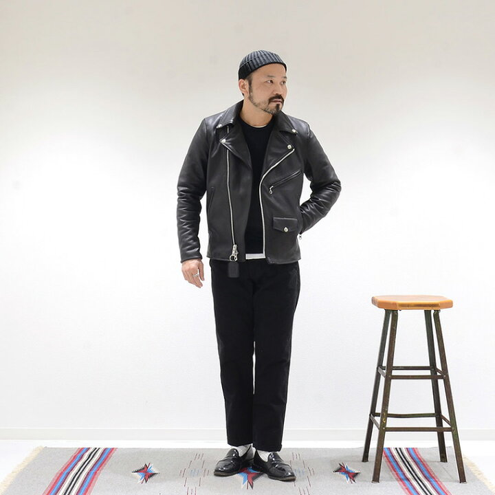 楽天市場】VANSON (バンソン) C2-SLIM FITTED SOFT COW LEATHER 