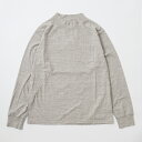 【楽天スーパーセール 期間限定値下げ】FELCO (フェルコ) L/S MOCK NECK POCKET T 7oz 18 SINGLE JERSEY - TWISTED GREY ロンT メンズ’