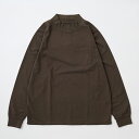FELCO (フェルコ) L/S MOCK NECK POCKET T 7oz 18 SINGLE JERSEY - DARK OLIVE ロンT メンズ’