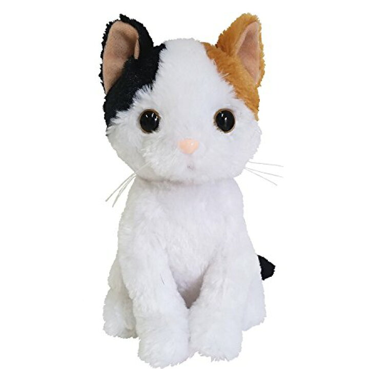 楽天市場 ぬいぐるみ 三毛猫 可愛い ネコ 肉球 手触り最高 プレミアムキティ 上質な肌触り 贈り物 プレゼントにも エクスプレスジャパン