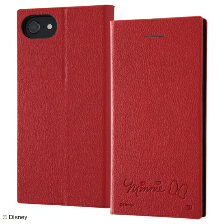 楽天市場 Iphone Se第2世代 Se第3世代 8 7 手帳型 ケース ディズニー サイドマグネット ミニーマウス シボ加工 レザー カードポケット エクスプレスジャパン