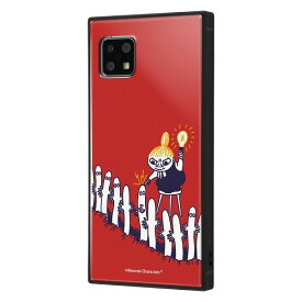 AQUOS sense4 ケース ムーミン 耐衝撃ハイブリッドケース KAKU リトルミイとニョロニョロ おすすめ かわいい キャラクター TPU かっこいい 安心 衝撃吸収 シャープ SHARP イングレム 送料無料 快適 ポリウレタン 可愛い AQUOSsense おしゃれ プレゼント