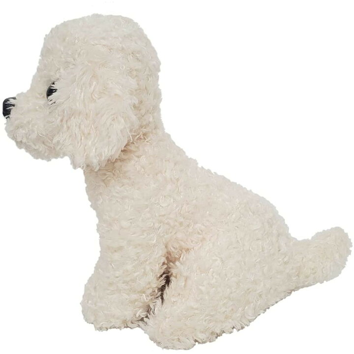 楽天市場 犬 ぬいぐるみ トイプードル ホワイト リアル 仔犬 お座り 可愛い オリジナルデザイン 誕生日 ギフト プレゼント プレミアムパピー ベストエバージャパン エクスプレスジャパン