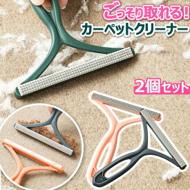 ＼全商品ポイント5倍／ カーペットクリーナー2個セット 犬毛 猫毛 クリーナー カーペット キッチンマット じゅうたん 車 毛玉取りブラシ ほこりとり ペット毛 猫 犬 抜け毛 掃除