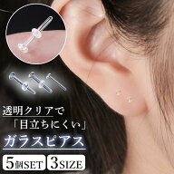 目立たない ファーストピアス 洗える アレルギー対応 金属アレルギー 金属不使用 痛くない 寝るとき 仕事…