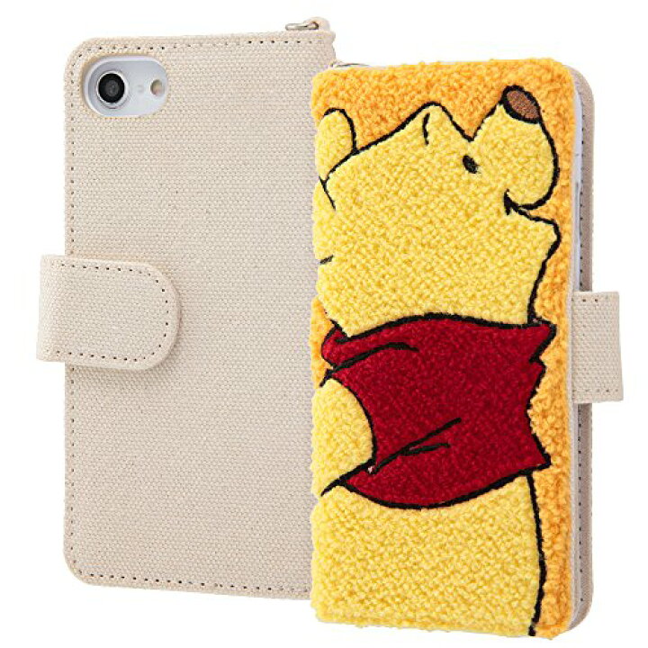 楽天市場 Iphonese 第2世代 Iphone 8 ケース ディズニーキャラクター サガラ刺繍 手帳型ケース プー 母の日 エクスプレスジャパン