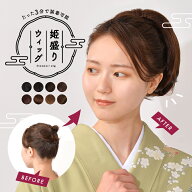 ＼クーポン利用で2278円／ウィッグ ポニーテール 和装 シニヨン ヘアピース つけ毛 付け毛 かつら 送料無…