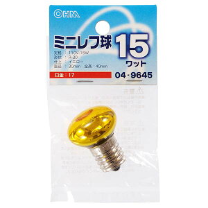 Md E17 ~jt y[2TԁzLB-R3715-CY ~jti15W/CG[/R-30/E17j OHMiI[d@j