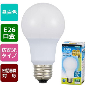 LED�d�� ����E26 ��ʓd���`(���`���Ή�) 06-3084_LDA7N-G AG53_LED�d���i60�`����/860lm/�����F/E26/�L�z��200°/���`���Ή��j_OHM�i�I�[���d�@�j
