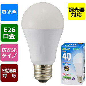LED�d�� ����E26 ��ʓd���`(���`���Ή�) 06-3618_LDA5D-G/D AS20_LED�d���i40�`����/550lm/�����F/E26/�L�z��180°/���`���Ή�/������Ή��j_OHM�i�I�[���d�@�j