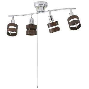 屋内照明 ペンダントライト 電球別売(シェードのみ) LT-YN40BW 4灯シーリングライト(電球別売り/木枠) OHM(オーム電機)