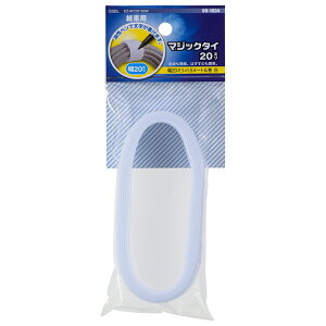 配線結束用品 結束バンド マジックタイ マジックタイ(幅20mm×1.5m/ホワイト)_09-1934_DZ-MT20150W_OHM(オーム電機)