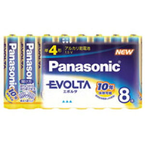 アルカリ電池 エボルタ 単4形 (P)LR03EJ/8SW_エボルタ単4形8本パックPanasonic(パナソニック)