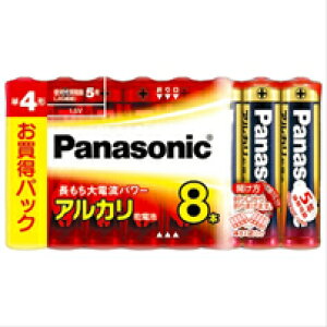 アルカリ電池 単4形 (P)LR03XJ/8SW_アルカリ乾電池 単4形 8本入Panasonic(パナソニック)