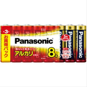 アルカリ電池 単3形 (P)LR6XJ/8SW_アルカリ乾電池 単3形 8本入Panasonic(パナソニック)