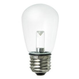 LED電球 口金E26 サイン球形 LDS1CL-G-GWP906 LED電球サイン形防水E26CL色 ELPA（エルパ・朝日電器）
