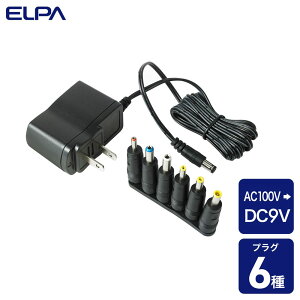 �}���`�A�_�v�^�[_AC-DC 9V �ϊ��v���O�t��_ACD-090S_ELPA�i�G���p�E�����d��j