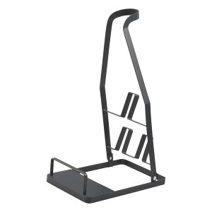 オーム電機 汎用クリーナースタンド ブラック SOJ-CST01 08-0723 OHM アタッチメントホルダー付き 質量650g 対荷量3kg スチール製