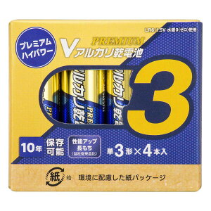 �I�[���d�@ �A���J�����d�r V�V���[�Y PREMIUM �P3�`×4�{�p�b�N LR6PN4P 08-4085 OHM