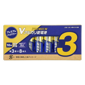 �I�[���d�@ �A���J�����d�r V�V���[�Y PREMIUM �P3�`×8�{�p�b�N LR6PN8P 08-4086 OHM