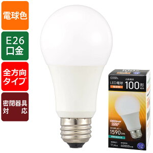 LEDdi100`/dF/1590 lm/11.4W/E26/Ra83/Sz250°/`Ήj_06-5460_LDA11L-G AG59_OHMiI[d@j