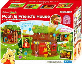 送料無料 Disney Pooh&Friend's House 100エーカーの森の大きな木のおうち セガトイズ 【Disneyzone】ディズニーキャラクター DIYTOWN