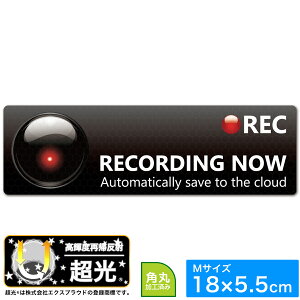 �������� Recording Now �X�^�C���b�V��EM �}�O�l�b�g�X�e�b�J�[ ���P�x�ċA���� 18x5.5cm M�T�C�Y �h���C�u���R�[�_�[���ڎԗ� EXPROUD EX501937