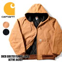 『CARHARTT / カーハート』CRHTT-J140 DUCK QUILTED FLANNEL-LINED ACTIVE JACKET / ダックキルティングフランネルア…