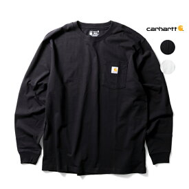 CARHARTT/カーハート crhtt-k126 LONG SLEEVE WORKWEAR POCKET T-SHIRT / ワークウェア ポケット長袖Tシャツ -全3色- カジュアル コットン リブ アメカジ メンズ レディース ウィメンズ 大きいサイズ ゆったり US規格 シンプル 裾長め[CRHTT-K126]