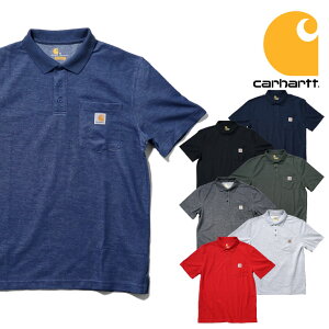 CARHARTT/�J�[�n�[�g crhtt-k570 CONTRACTOT'S WORK POCKET POLO SHIRT / �R���g���N�^�[���[�N�|�P�b�g�|���V���c -�S7�F- RELAXED FIT ���[�N�E�F�A STAIN BREAKER 6�I���X �����Y ���f�B�[�X �傫���T�C�Y ������� 