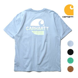 CARHARTT / カーハート CRHTT105710 LOOSE FIT HEAVYWEIGHT SHORT-SLEEVE POCKET C GRAPHIC T-SHIRT / ルーズフィット ヘビーウェイト ショートスリーブ ポケット グラフィックTeeシャツ -全4色- 半袖シャツ プリントT メンズ レディース オーバーサイズ [CRHTT105710]