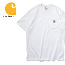 CARHARTT / カーハート crhtt87 POCKET TEE SHIRT -Original Fit- / ポケット半袖Teeシャツ -WHITE- -全1色-アメリカ/1889/ロゴ/Tシャ…