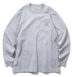 CARHARTT/�J�[�n�[�g crhtt-k126 LONG SLEEVE WORKWEAR POCKET T-SHIRT / ���[�N�E�F�A �|�P�b�g����T�V���c -�S3�F- �J�W���A�� �R�b�g�� ���u �A���J�W �����Y ���f�B�[�X �E�B�����Y �傫���T�C�Y ������� U