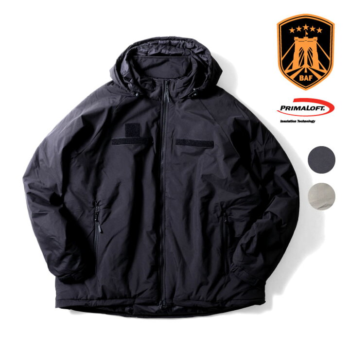楽天市場】BAF / バフ BAF-L7 PRIMALOFT LEVEL7 PARKA / プリマロフト 