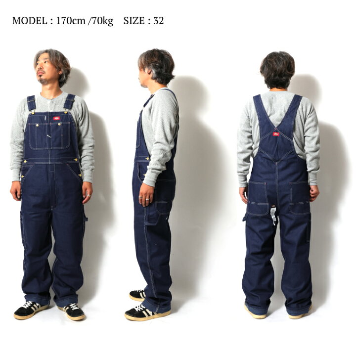 楽天市場】DICKIES/ディッキーズ DK83294 INDIGO BIB OVERALL 