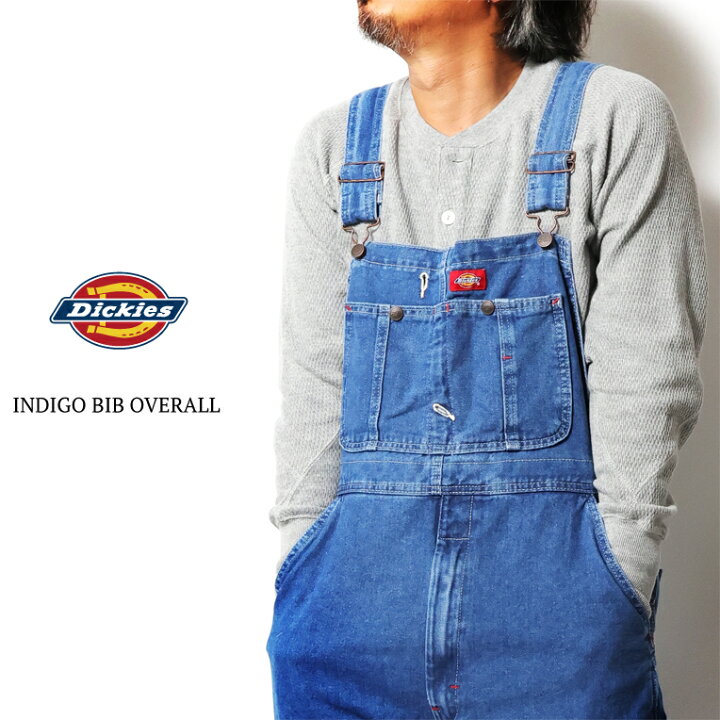 T8】 Dickies ディッキーズ INDIGO BIB OVERALL / インディゴ ビブ 