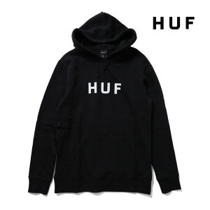 �wHUF / �n�t�xHUF490 ESSENTIALS OG LOGO P/O HOODIE / �G�b�Z���V���� ���S �v���I�[�o�[ �t�[�f�B�p�[�J -�S2�F- �v�����g���S / �v�����g / �X�g���[�g / �I�[�o�[�T�C�Y / �X�P�[�^�[[HUF490]