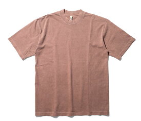 LOS ANGELES APPAREL / ロサンゼルスアパレル L-1801GDPG S/S Pigment Crew Neck 6.5oz / ピグメントクルーネック半袖TEEシャツ-全6色- Tシャツ メンズ レディース ヴィンテージ アメリカ 大きいサイズ ゆったり 丈夫 無地 厚手 後染め シンプル[L-1801GDPG]