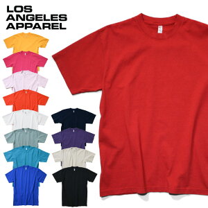 LOS ANGELES APPAREL / ���T���[���X�A�p���� LAA1801GD Garment Dye Short Sleeve Crew Nek 6.5oz /�K�[�����g�_�C �����N���[�l�b�N 6.5�I���X -�S13�F- ����T�V���c �����Y ���f�B�[�X �r���e�[�W �A�����J �傫��