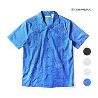 CUBAVERA / キューバベラ CUBA241 AUTHENTIC EMBROIDRED GUAYABERA SHIRT / グアヤベラシャツ -全4色- メ…