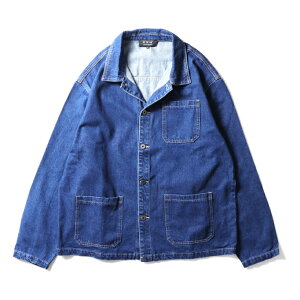 FXN Menswear / GtGbNXGk YEFA F-0910 DENIM CHORE COAT / fj`AR[g -S3F- Y Jo[I[ oNω GCWO [NEFA 傫 Vv JWA AJW [F-0