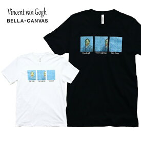 『BELLA+CANVAS / ベラキャンバス』tp2022 Self portrait(1889)by Vincent Van Gogh T-Shirt / Self portrait(1889) フィンセント・ファン・ゴッホ Tシャツ -全2色-/名画/絵画/自画像/アート/AAA/プリント/[TP2022]