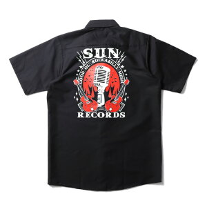 STEADY / �X�e�f�B�[ SR36 SUN RECORDS MEN'S SHIRT / �T�����R�[�h�����Y�V���c -�S5�F- �����Y �����V���c ���J�r���[ ���[�N�V���c �~���[�W�b�N �o���h ���b�N �A���J�W �X�g���[�g[SR36]